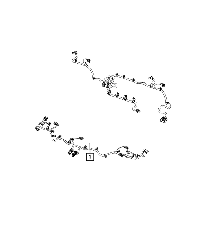 68379866AB - Electrical: Seat Cushion Wiring for Mopar Image