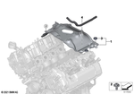 11158697282 - Engine: Retaining Bridge for BMW: 750iX, BMW ALPINA B8, M550iX, M850iX Image image