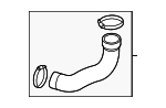 4G0145709AC - Cooling System: Inlet Hose for Audi Image
