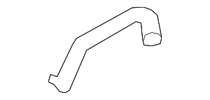 99110682201 - Cooling System: Engine Coolant Hose for Porsche Image