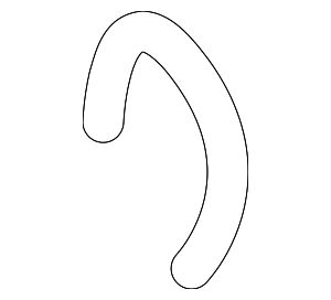 99923904140 - Cooling System: Vacuum Hose for Porsche Image