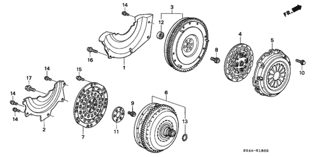 Clutch - Torque Converter for 2000 Honda Civic #0