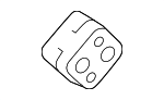 18307616850 - Exhaust: Center Pipe Insulator for BMW Image