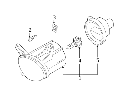 Bulbs - Chassis for 2004 Volkswagen Passat #0