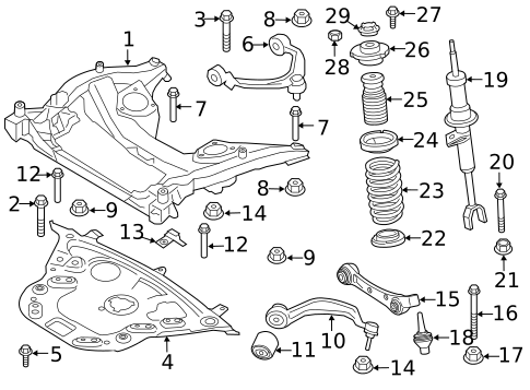 Suspension Components for 2016 BMW 528i #0