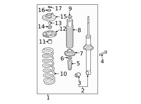 Struts & Components for 2008 Acura TSX #1