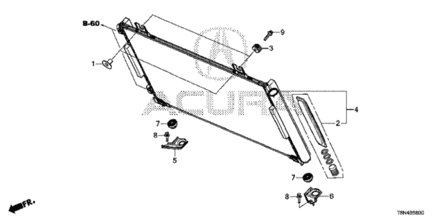 A/C Condenser for 2017 Acura NSX #0