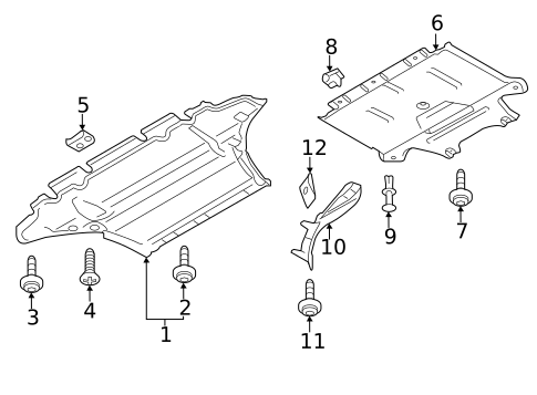 Splash Shields for 2012 Audi A4 Quattro #0