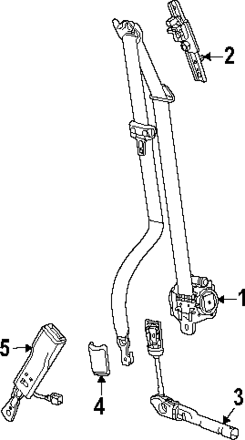 Seat Belt for 2024 Acura ZDX #0