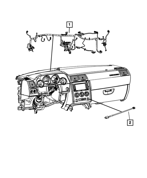 Wiring-Instrument Panel for 2011 Dodge Challenger #0