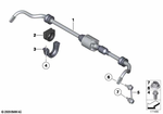 37126775187 - Rear Axle: Active Stabilizer Bar for BMW: 740i, 740LdX, 740Li, 740LiX, 750i, 750iX, 750Li, 750LiX, 760Li, BMW ALPINA B7, BMW ALPINA B7L, BMW ALPINA B7LX, BMW ALPINA B7X Image image