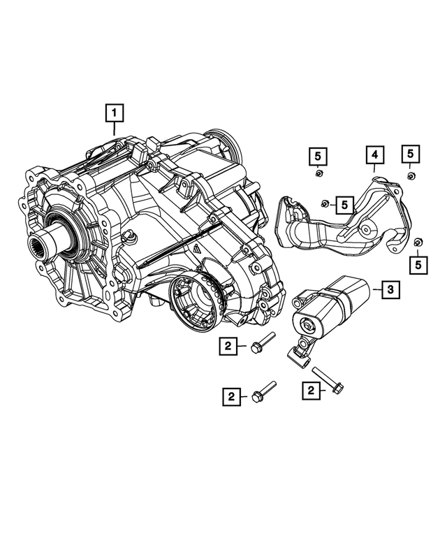R8454628AB - MP3023; 2 Speed Transfer Case: Transfer Case, Remanufactured for Mopar Image image