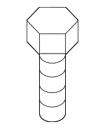 9XF00215X0 - Electrical: Ignition Coil Bolt for Mazda: 3, 6, CX-3, CX-5, CX-50, CX-70, CX-9, CX-90, MX-5 Miata, Tribute Image