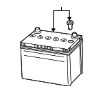 31500SR1100M - Electrical: Battery for Honda: Accord, Civic, Civic del Sol, Clarity, CR-V, Crosstour, Element, HR-V Image