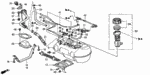 90011SK7010 - Electrical/Exhaust/Heater/Fuel: BOLT, FILLER PIPE MOUNTING for Honda Image