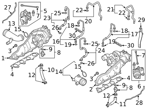 Turbocharger, Supercharger & Ram Air for 2013 Audi S6 #0