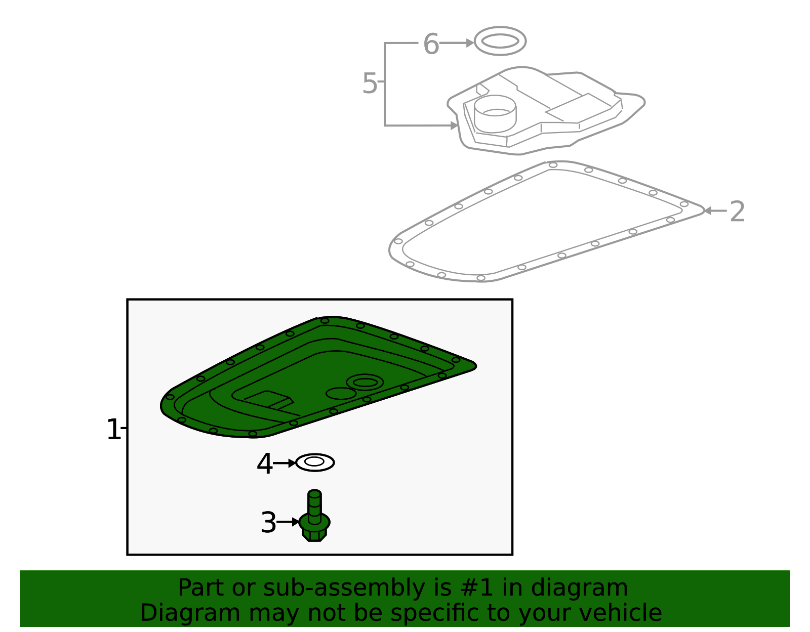 2015-2025 Mitsubishi Trans Pan 2705A062 | Mitsubishi Parts