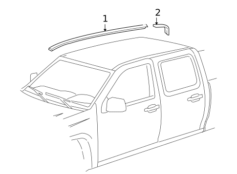 Exterior Trim - Cab for 2006 Isuzu i-350 #0