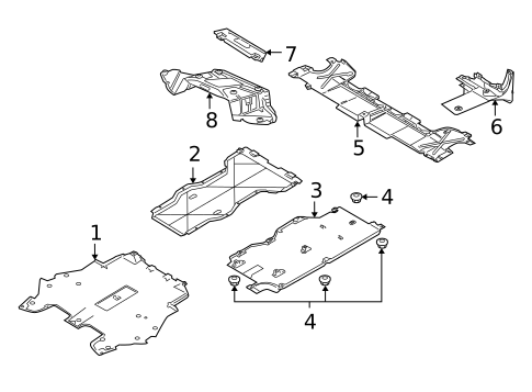 Under Cover & Splash Shields for 2008 Porsche Boxster #0