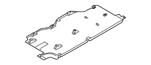 99750434403 - Body: Floor Pan Splash Shield for Porsche Image