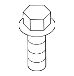 284172F000 - Engine: Upper Shield Bolt for Genesis: G70, G80, G90, GV70, GV80, GV80 Coupe | Hyundai: Accent, Elantra, Elantra Coupe, Elantra GT, Elantra N, Genesis, Genesis Coupe, Kona, Palisade, Santa Cruz, Santa Fe, Santa Fe Sport, Santa Fe XL, Sonata, Tucson, Veloster, Venue Image