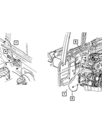 56009161 - Instrument Panel and Radios and Consoles: Ground Strap for Mopar Image