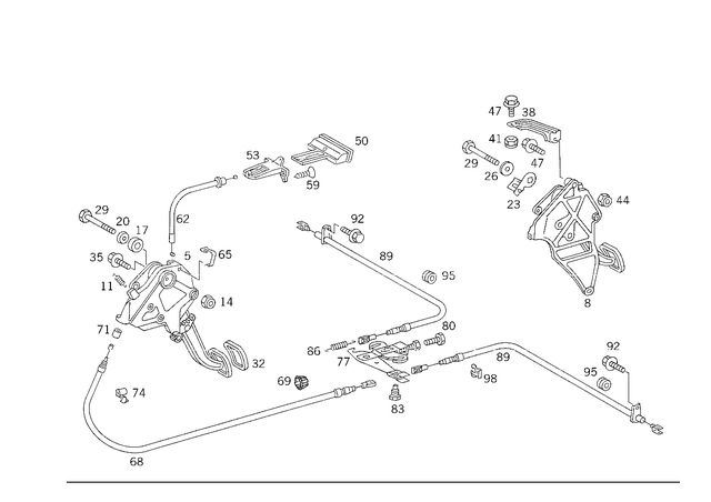 1159930325 - Brakes: Spring for Mercedes-Benz Image