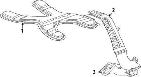 Ducts for 2025 Chevrolet Tahoe #2