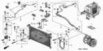 80364S84A00 - Body/Air Conditioning: CLAMP, SUCTION PIPE for Honda Image