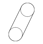 571702D101 - Cooling System: Power Steering Belt for Kia Image