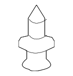 155305933 - Body: Bumper Cover Clip for Nissan: 370Z, Altima, ARIYA, Armada, Cube, Frontier, GT-R, Juke, Kicks, Kicks Play, LEAF, Maxima, Micra, Murano, NV1500, NV200, NV2500, NV3500, Pathfinder, Qashqai, Quest, Rogue, Rogue Select, Rogue Sport, Sentra, Versa, Versa Note, Z Image