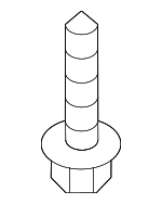 145200131 - Body: Lamp Bracket Screw for Nissan: 370Z, Cube, LEAF, Maxima, Pathfinder, Z Image