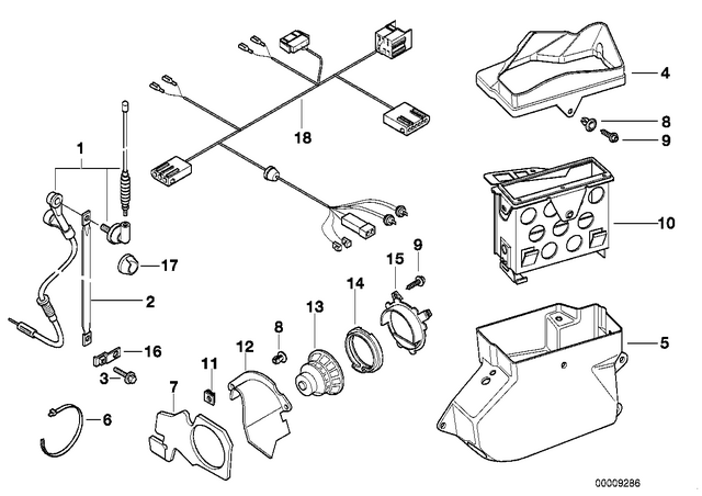 65217728901 - Audio, Navigation, Information Systems: Antenna - Ask for BMW-Motorrad Image