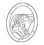 32309864175 - Steering: Steering Wheel for BMW: 320i, 320i xDrive, 328d, 328d xDrive, 328i, 328i xDrive, 330e, 330i, 330i GT xDrive, 330i xDrive, 335i, 335i xDrive, 340i, 340i GT xDrive, 340i xDrive, 430i, 430i Gran Coupe, 430i xDrive, 430i xDrive Gran Coupe, 440i, 440i Gran Coupe, 440i xDrive, 440i xDrive Gran Coupe, ActiveHybrid 3, M3 Image