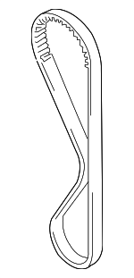 2431223202 - Engine: Timing Belt for Kia Image