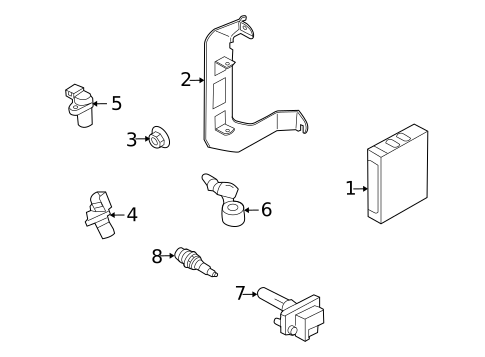 Powertrain Control for 2011 Subaru Legacy #1