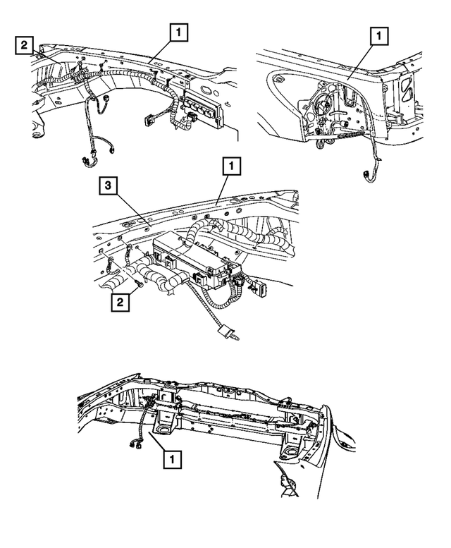 56049294AJ - Electrical: Headlamp To Dash Wiring for Mopar Image image