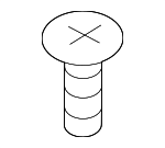7146959892 - Body: License Bracket Screw for BMW Image