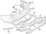 7149110670 - Body: Finish Molding Screw for BMW Image
