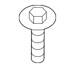 7149110670 - Body: Finish Molding Screw for BMW Image
