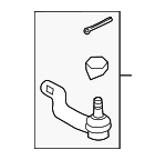 4546049105 - Steering: Outer Tie Rod for Toyota: RAV4 Image