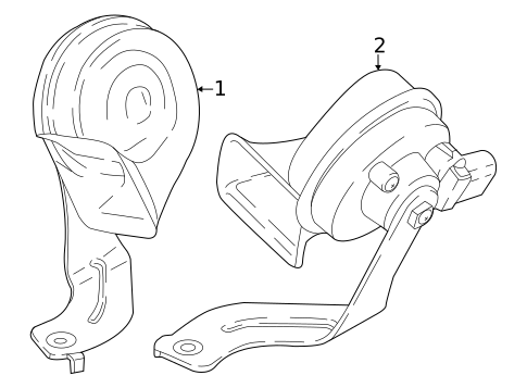 Horns for 2024 BMW XM #0