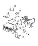 5GT03WL8AB - Electrical: Passenger Air Bag for Mopar Image