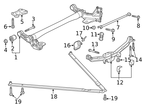 Rear Suspension for 2017 Buick Cascada #0