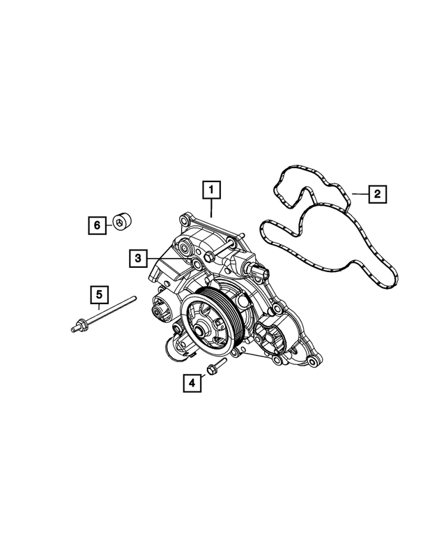 « 6036307AA – Cooling : Tuyau Bouchon pour Mopar Image »