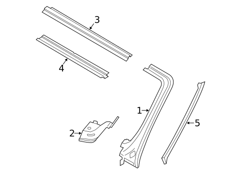 Windshield Header & Components for 2015 Porsche Boxster #0