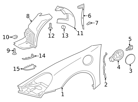 Fender & Components for 2016 Porsche Boxster #0