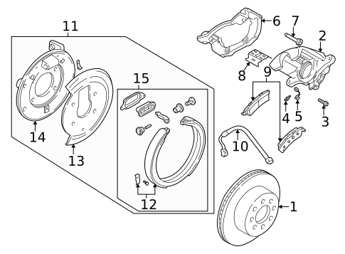 Parking Brake for 2007 Buick Rainier #0