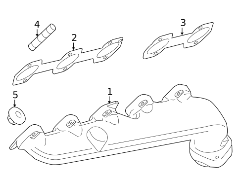 Exhaust Manifold for 2011 Ford E-350 Super Duty #0