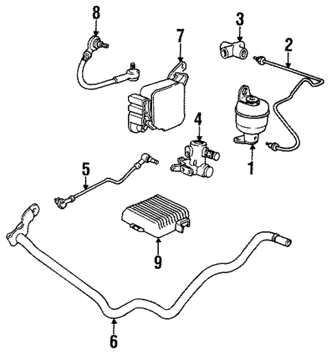 Auto Leveling Components for 1991 BMW 535i #0